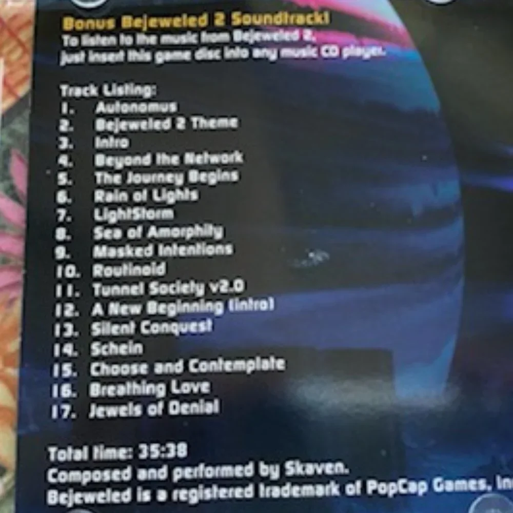 New BEJEWELED 2 The Classic Returns -Mumbo Jumbo * PC CD Rom * bonus soundtrack